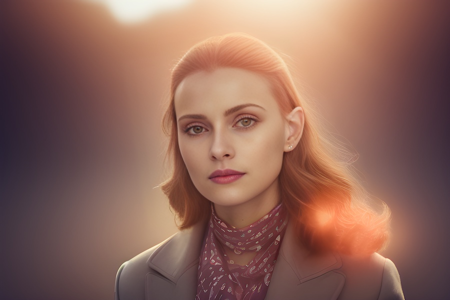 Suit, woman.