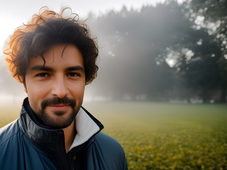 beard, field