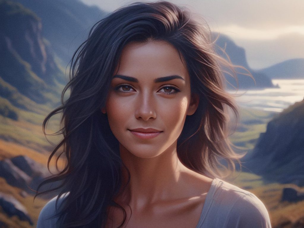 Samsonite Lock Instructions: Truframe VS2 Unveiled - Top guides and articles A woman with long, wavy hair and effortless style stands in a serene mountain valley, bathed in soft light, embodying nature-inspired fashion.