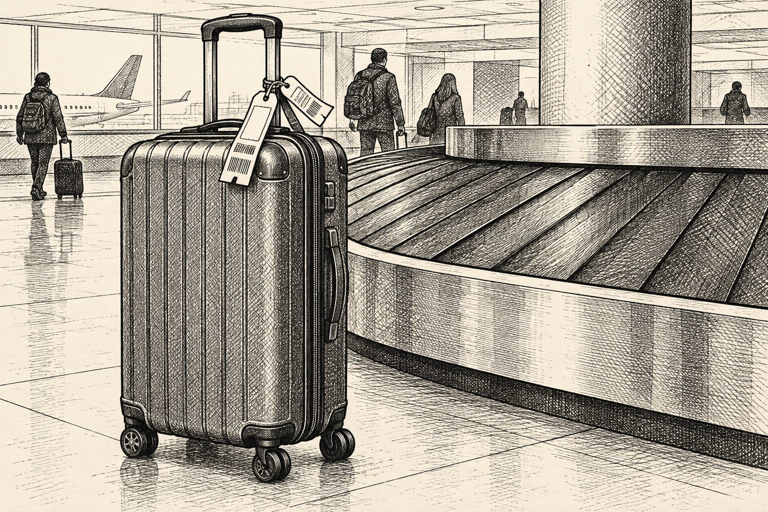 Hard-shell rolling case built for rough travel